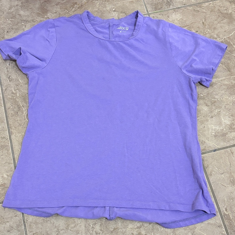 bcg Lilac Short Sleeve Tee